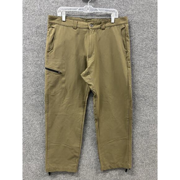 Exofficio Pants Men’s Size 36x28 Olive Green Nylon Hiking Utility Stretch - Picture 1 of 15